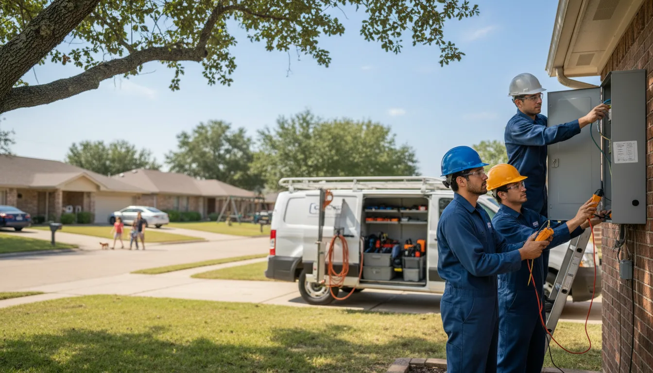 Certified electrician providing emergency electrical services in Mather, PA